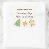 おもしろいお洒落クリスマスクッキージンジャーブレッド スクエアシール (バッグ)