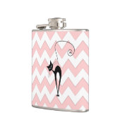 おもしろいお洒落ク淡い色のク フラスク (左)