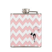 おもしろいお洒落ク淡い色のク フラスク (裏面)