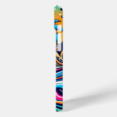 おもしろいお洒落サイケデリック帆船 Case-Mate iPhoneケース (裏面 / 左)