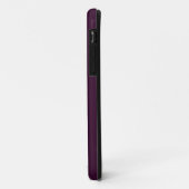 おもしろいお洒落スキー文字おもしろい深い紫の背景 Case-Mate iPhoneケース (裏面/左)