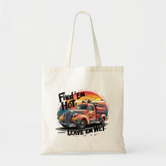 おもしろいお洒落ヴィンテージ トートバッグ (正面)