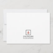 おもしろいお洒落手描きオリーブグリーンホワイト セーブザデート (裏面)