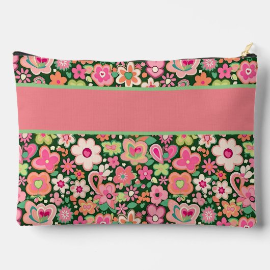 おもしろいお洒落花大型アクセサリー アクセサリーポーチ (裏面)