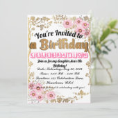 おもしろいお洒落誕生日招待状子供へ 招待状 (スタンド正面)