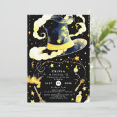 おもしろいお洒落魔法ウィザード誕生日 招待状 (スタンド正面)