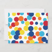 おもしろいお祝いバースデーパーティ招待状 招待状 (正面)