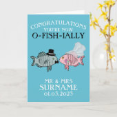 おもしろいお祝い結婚カード カード (黄色い花)