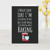 おもしろいお菓子カード　パン作り　ユーモア　パン カード (黄色い花)