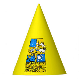 おもしろいお誕生日ケーキスプラット・ミニオンユーモアのある パーティーハット