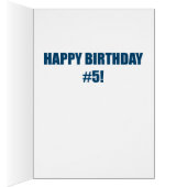 おもしろいお金のバースデー・カード無し (内側 (右))