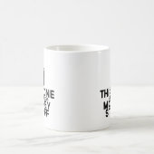 おもしろいお金 – ヴィンテージこのOne Does Money コーヒーマグカップ (中央)