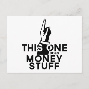 おもしろいお金 – ヴィンテージこのOne Does Money ポストカード
