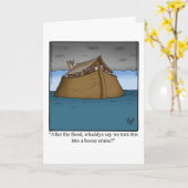 おもしろいお願いカード カード (黄色い花)