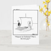 おもしろいお願いカード カード (黄色い花)