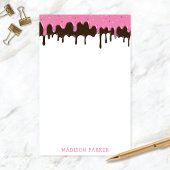 おもしろいかわいいアイスクリームドリップパーソナル文房具紙 便箋