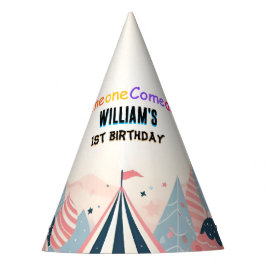 おもしろいかわいいキッズカーニバルサーカスショー1st誕生日 パーティーハット