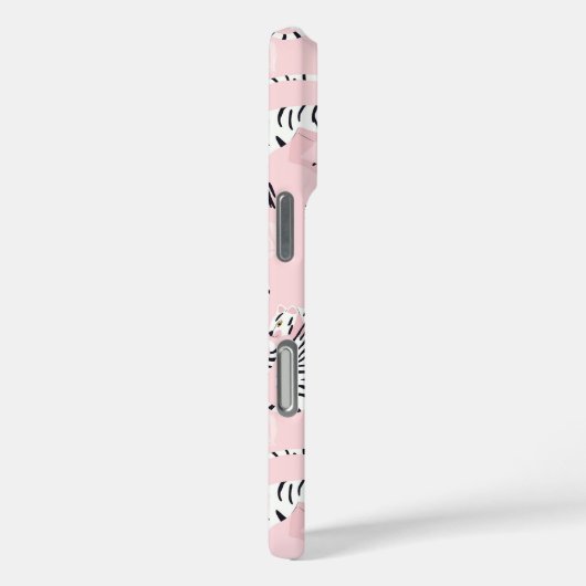 おもしろいかわいいスイートピンクチータゼブラカスタムー Case-Mate iPhoneケース (裏面 / 右)
