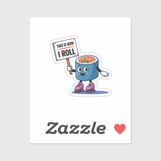 おもしろいかわいいス転がシズ シール (シート)