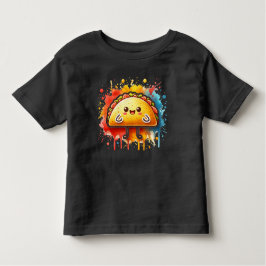 おもしろいかわいいタコキッズチャイルド トドラーTシャツ