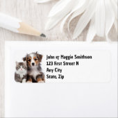 おもしろいかわいいペットキャットドッグ動物 ラベル (インサイチュ)