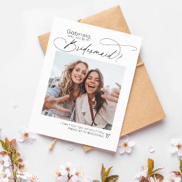 おもしろいかわいい写真花嫁プロポーザルテンプレート