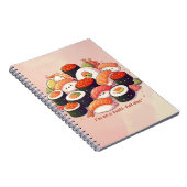 おもしろいかわいい寿司 ノートブック (右側)
