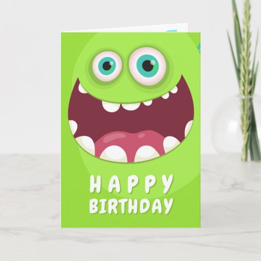 おもしろいかわいい怪物 シーズンカード (正面)