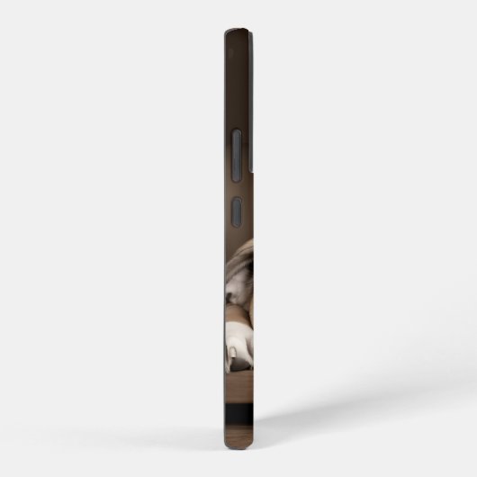 おもしろいかわいい悲しい落ち込みドッグペット SAMSUNG GALAXYケース (右側面)