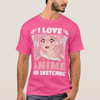 おもしろいかわいい日本のマンガOtaku I Love Anime And And Tシャツ