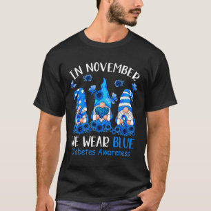 おもしろいかわいい格言衣服ブルーのための1型糖尿病アウェア Tシャツ