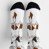 おもしろいかわいい猫 ソックス (上部)