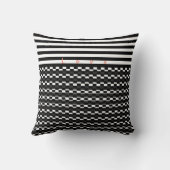 おもしろいかわいらしと白黒 クッション (裏面)