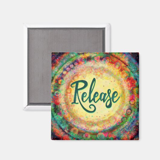 おもしろいかわいらしのインスパイアフローラ刺激を放出 マグネット (正面/裏面)