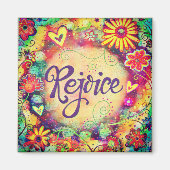 おもしろいかわいらしのインスパイアフローラ マグネット (正面)