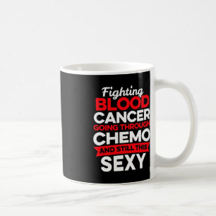 おもしろいがん戦闘機の血液がん患者Chemo Ther コーヒーマグカップ