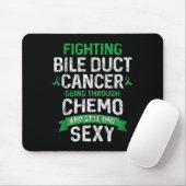 おもしろいがん戦闘胆管がん患者Chemo マウスパッド (マウス)