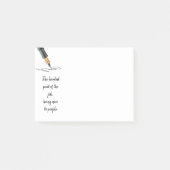 おもしろいが人に一番親切にするのは引用文ミームユーモア ポストイット (正面)