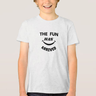 おもしろいが子供おもしろいのTシャツに着いた トライブレンドTシャツ