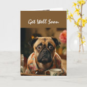 おもしろいが幸せであなたは病気にならない カード (黄色い花)