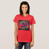 おもしろいが恋に落ちる Tシャツ (正面フル)