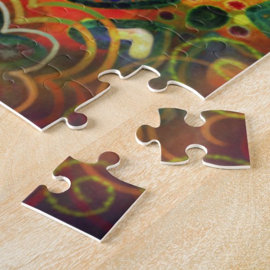 おもしろいが愛する自分の行うフローラかわいらしの感性 ジグソーパズル (側面)