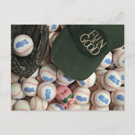 おもしろいが良い ポストカード (正面)