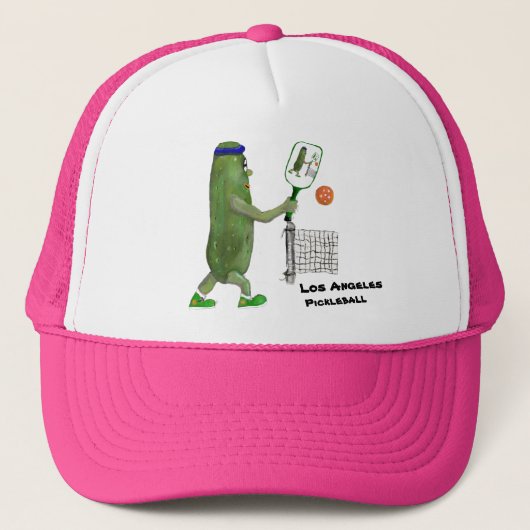 おもしろいきゅうりプレーヤーのテキストをカスタマイズ キャップ (正面)