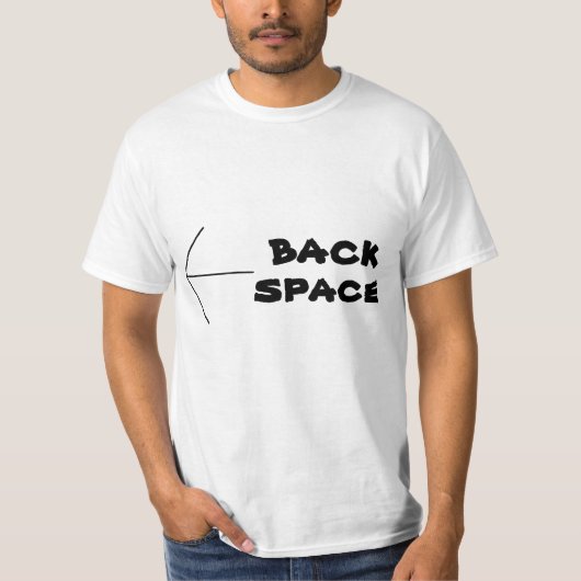おもしろいくもの巣リンゴバック宇宙Tシャツ Tシャツ (正面)