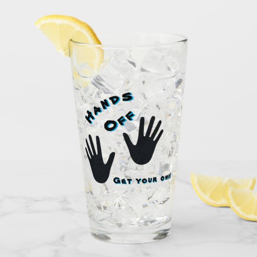 おもしろいけちな「手を離す…勝手にしろ！」 タンブラーグラス (アイス正面)