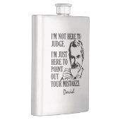 "おもしろいここに"名前をカスタムするのフラスコを判断するため フラスク (右)