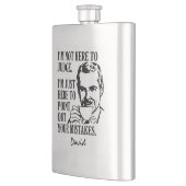 "おもしろいここに"名前をカスタムするのフラスコを判断するため フラスク (左)