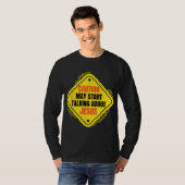 おもしろいことわざおもしろいイエスミーム Tシャツ (正面フル)