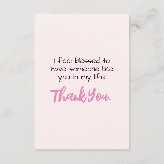 おもしろいことわざが感謝していカード サンキューカード (裏面)